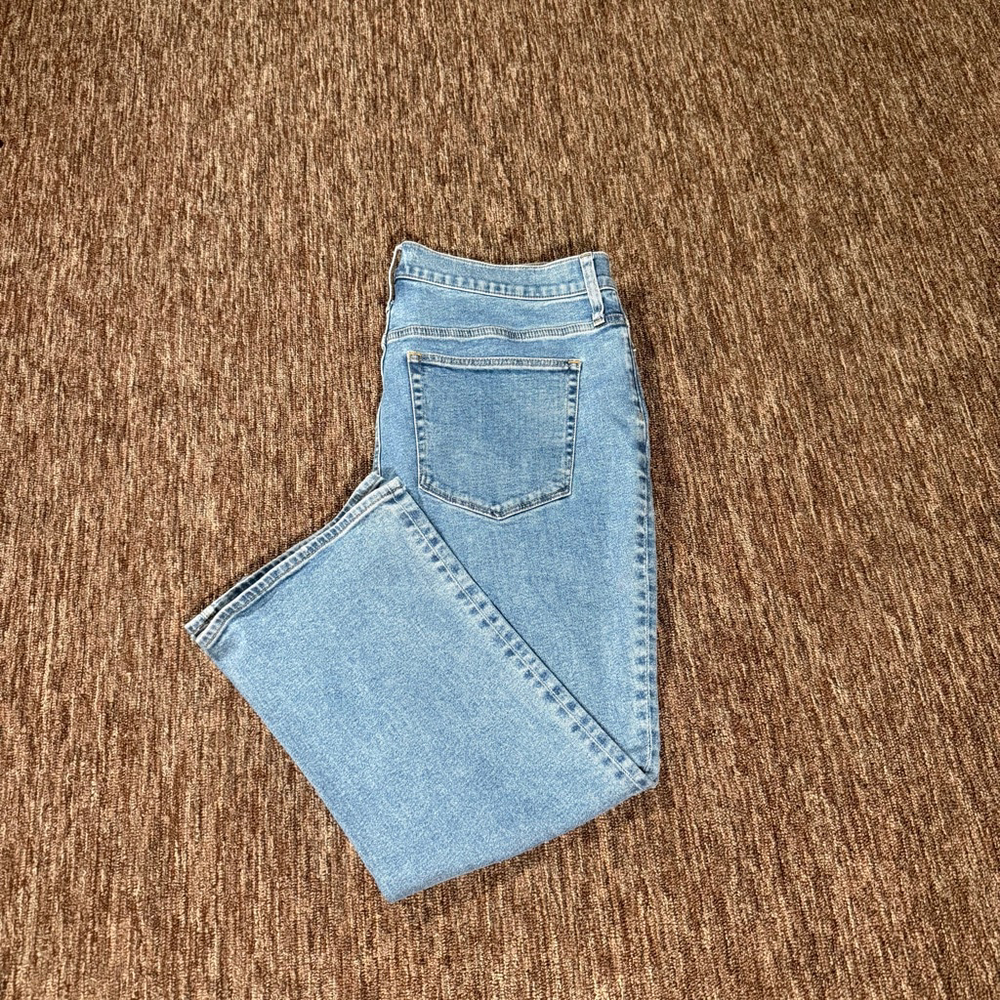 J. Crew Women’s Mid-Rise Flare Crop Jeans Blue 33